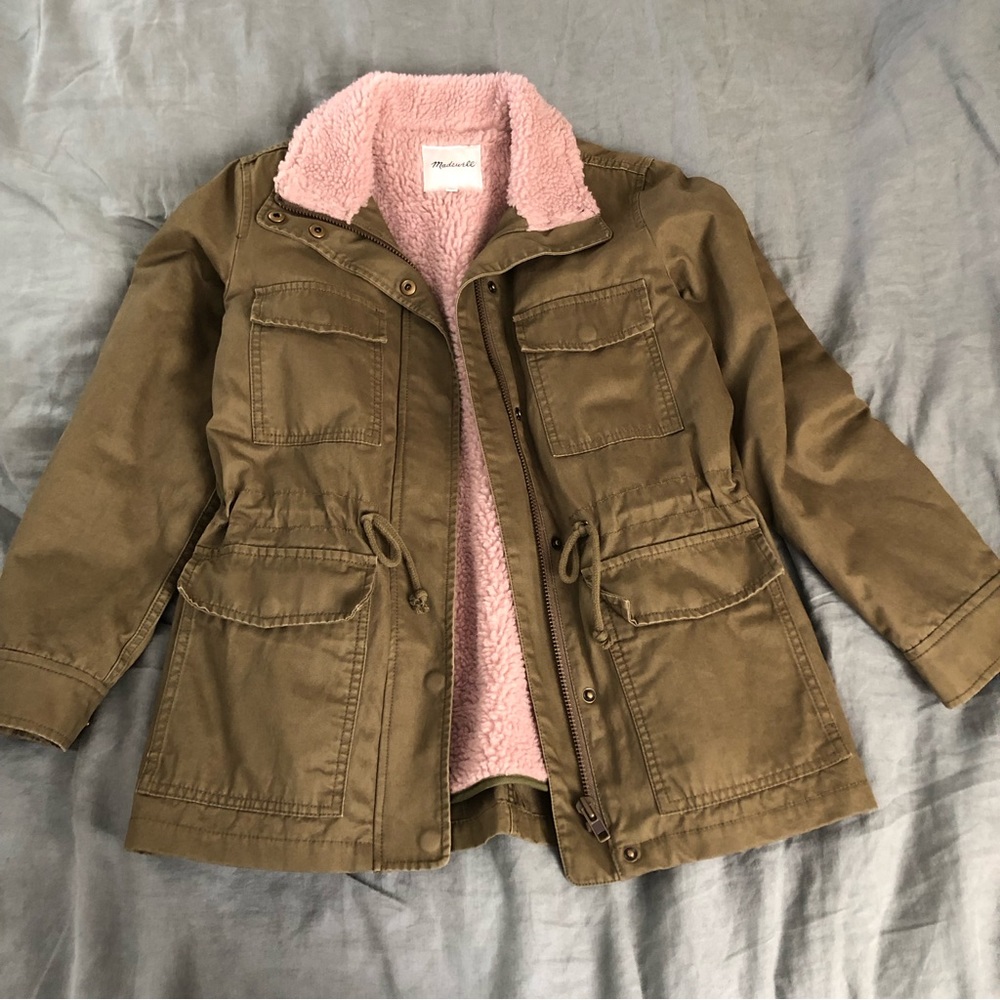 Madewell Sherpa military inspired jacket